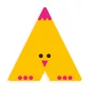 Djeco DD04960 A - Graphic animal letter