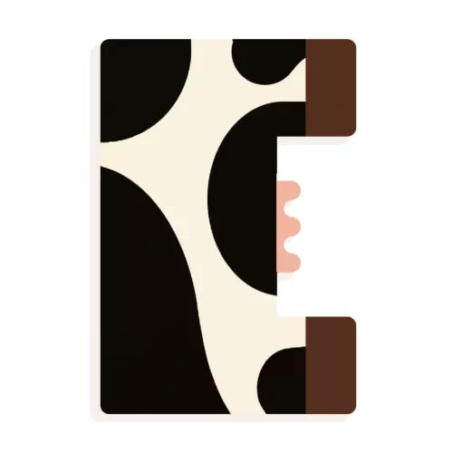 Djeco DD04964 E - Graphic animal letter