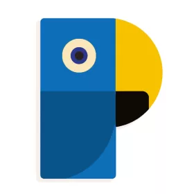 Djeco DD04975 P - Graphic animal letter