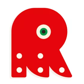 Djeco DD04977 R - Graphic animal letter