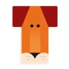 Djeco DD04979 T - Graphic animal letter