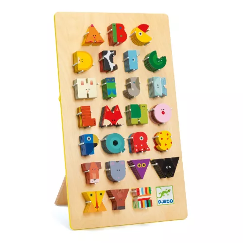 Djeco DD04979 T - Graphic animal letter