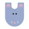 Djeco DD04980 U - Graphic animal letter