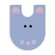 Djeco DD04980 U - Graphic animal letter