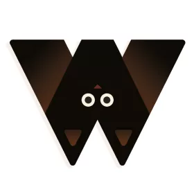 Djeco DD04982 W - Graphic animal letter