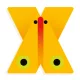 Djeco DD04983 X - Graphic animal letter