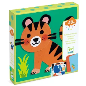   Djeco Kollázs műhely - Puha állatok filcből - Soft Animals (DJ00047)