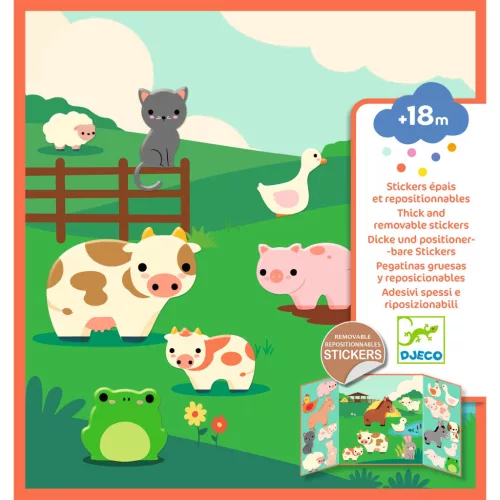 Matricás foglalkoztató - Állatok a tanyán - Farm animals