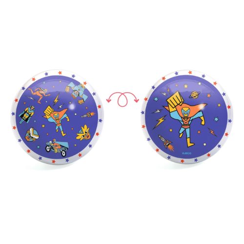Djeco DJ00169 Gumilabda, ∅ 22 cm - Szuperhősök - Superheroes ball