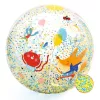 Djeco 0175 Felfújható labda, Ø 35 cm - Csörgő-zörgő labda - Bubbles ball