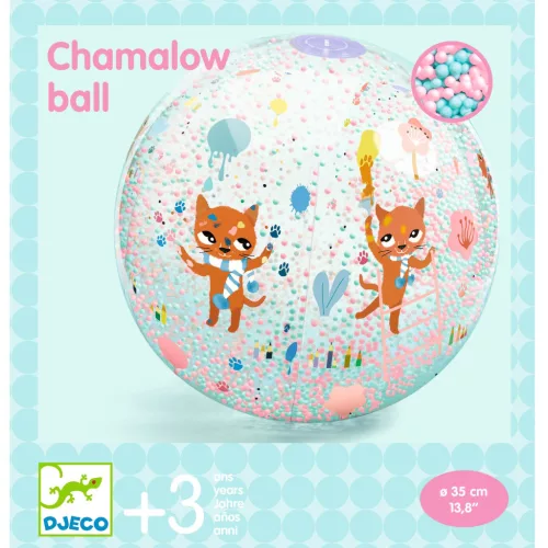 Djeco 0177 Felfújható labda - Cicatappancs - Ballon gonflable Chamalow