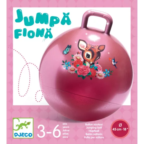 Djeco 0185 Ugrálólabda 45 cm - Fiona őzike - Jumpa Fiona