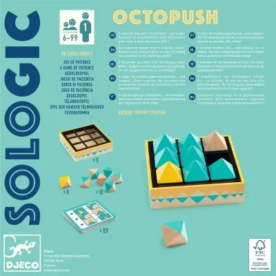 Djeco DJ00806 Logikai játék - Oktopus-h - OctoPush