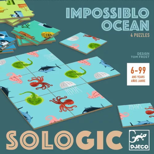 Djeco DJ00807 Logikai játék - Lehetetlen Óceán - Ocean