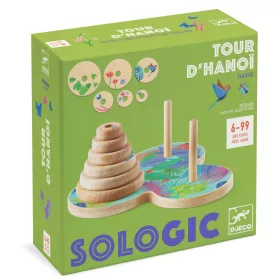   Djeco DJ00812 Logikai játék - Toronyépítő - Tour d'Hanoï