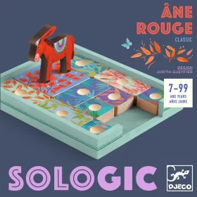   Djeco 0815 Párosító puzzle - Számos - Âne rouge - FSC 100%