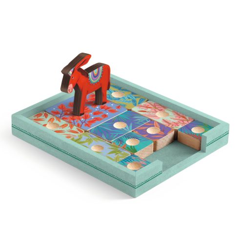 Djeco 0815 Párosító puzzle - Számos - Âne rouge - FSC 100%