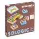 Djeco DJ00818 Logikai játék - Inka piramis - Bloc Inca