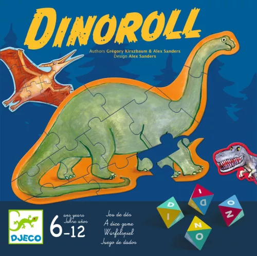 Djeco 0822 Társasjáték - Dino-dino - Dinoroll