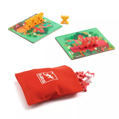 Djeco 0824 Társasjáték - Majompiramis - Pyramid Monkey