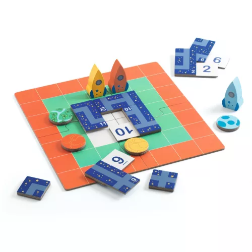 Djeco DJ00825 Logikai játék - Útkereső - Track Puzzle