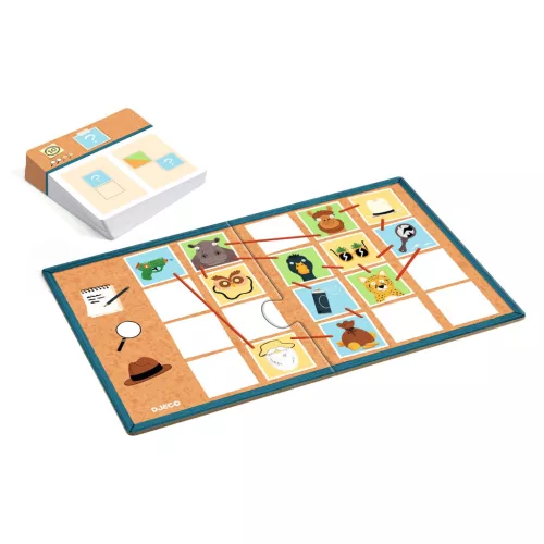 Djeco DJ00827 Logikai játék - Nyomkövető - Detective