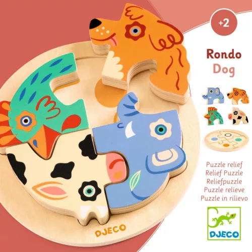 Formaillesztő, formaberakó - Kutyus körtánca - Rondo Dog