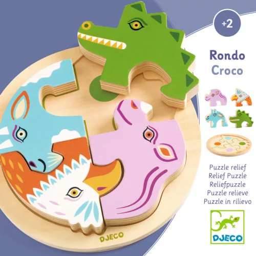 Formaillesztő, formaberakó - Kroki körtánca - Rondo Croco