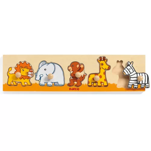 Djeco 1111 Formaillesztős puzzle - Szavanna