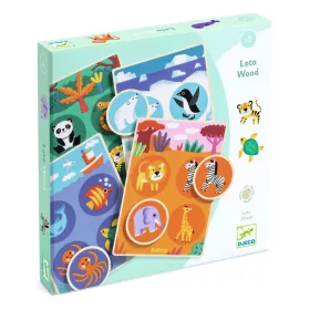 Djeco 1615 Képes lottó - Egyeztető - Loto Wood