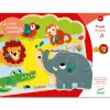 Djeco 1708 Formaillesztő, formaberakó - Felelgetős állatok kirakó - Sound Baobab