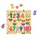 Djeco DJ01809 Formaillesztő, formaberakó - 1-től 10-ig kirakó - Puzzle 1 - 10