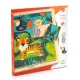 Djeco 1810 Képkirakó, puzzle - Dzsungel puzzle - Puzzlo Jungle