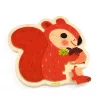 Djeco 1824 Fa puzzle - Mókus, 16 db-os - Puzzlo Nut