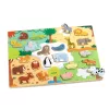 Djeco 1830 Formaillesztő, formaberakó - Állati formák - Puzzlo Animo - FSC 100%
