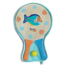   Djeco 2081 Strandjáték - Ütőkészlet, tenger - Beach rackets set - Sea