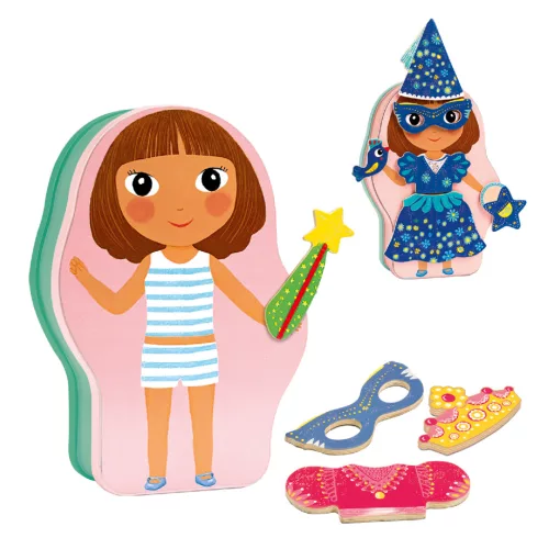 Djeco 3084 Mágneses képkirakó - Tündéri - Belissimo