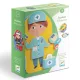 Djeco 3086 Formadobozos puzzle - Mikié - Jobissimo