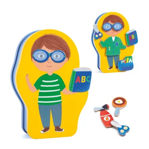Djeco 3086 Formadobozos puzzle - Mikié - Jobissimo