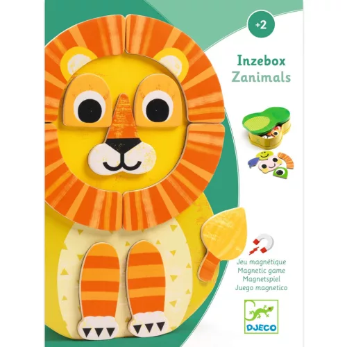 Djeco 3088 Képkirakó - Zanza állatok - Zanimals