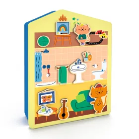 Djeco 3089 Mágneses képkirakó - Házban - InZeHouse