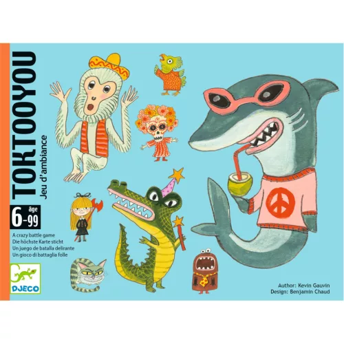 Djeco DJ05072 Kártyajáték - HANG-mérő - Toktooyou