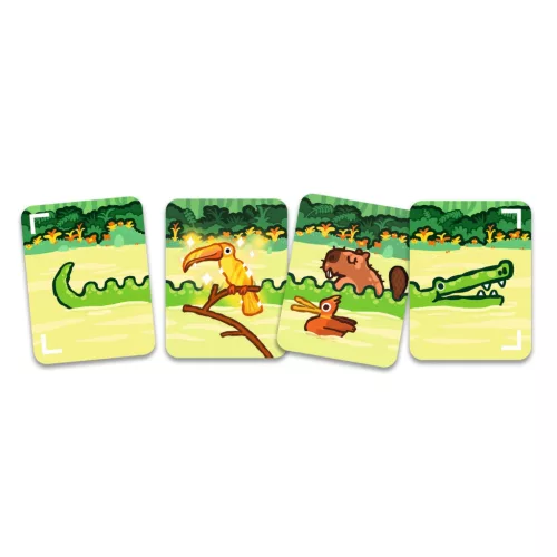 Kártyajáték - Krokodil safari - Safari Croco