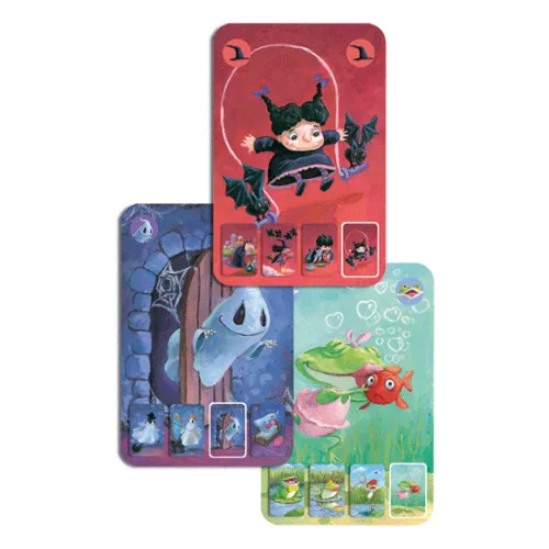 Djeco 5101 Kártyajáték - Kis családi játék - Mini family