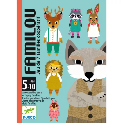 Djeco 5103 Kártyajáték - Összefogó - Familou