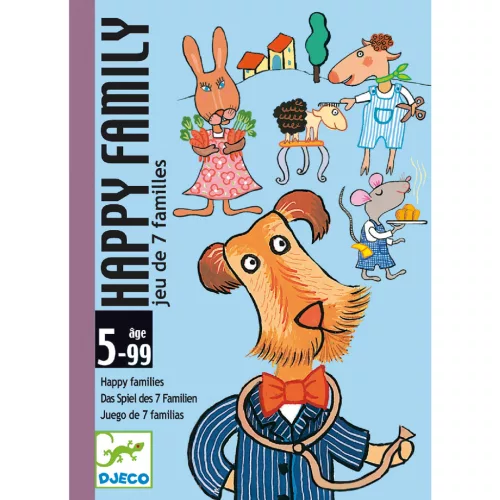 Djeco 5115 Kártyajáték - Boldog család - Happy family