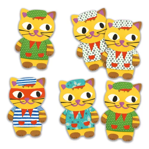 Djeco 5141 Kártyajáték - Macskaikrek - Misticat