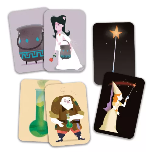 Djeco 5144 Kártyajáték - Varázsló iskola - Magic school