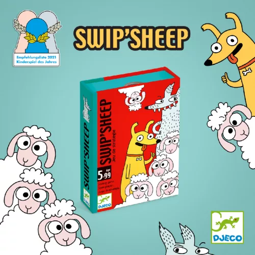Djeco 5145 Kártyajáték - BirkaBuga - Swip'Sheep