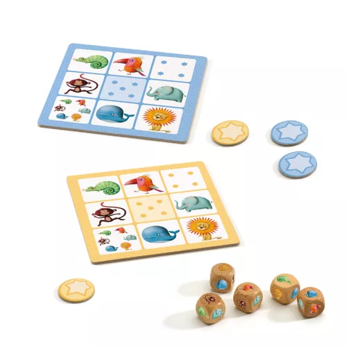 Djeco 5209 Társasjáték klasszikus - Junior kockapóker - Yams